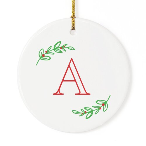 The Holiday Aisle Ceramic Holiday Shaped Ornament Wayfair